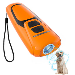 Honey Paws ultrasonic bark deterrent front view for humane outdoor training