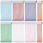 Honeydak bulk colorful dog toothbrush set arranged for multi-pet care.