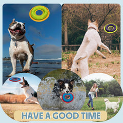 HONGEZEY bright-colored disc increases visibility during sunny playtime at backyard or park.