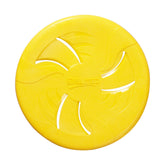 HONGEZEY indestructible flying disc top view, durable soft toy for small dogs.