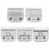 HONGNAL ceramic blade set closeup shows durable blades for smooth clipping