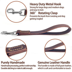 HONGSAGE 12-Inch Short Leash highlights compact control for larger dogs.