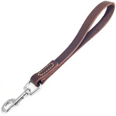 HONGSAGE Leather Handle Close-up shows premium grip for comfortable daily walks.