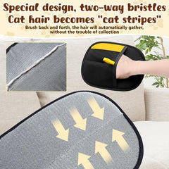 HONGYUNDA pet hair removal glove used on furniture to remove lint effectively.