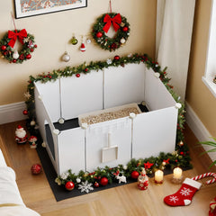 HOOBRO interior shows spacious room suitable for most litter boxes