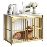HOOBRO Dog Crate Furniture sliding door for easy pet access and room style