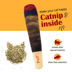 Hoovy Catnip Toy Doobies two-pack highlights dual toys for double play.