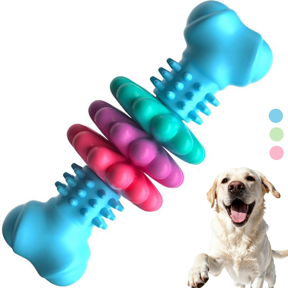 HORIBND puppy chew toy bone design boosts chewing engagement for small dogs.
