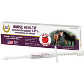 Horse Health ivermectin-paste bottle image shows the easy-dose bottle for horses up to 1250 lb