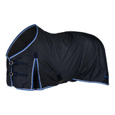 HORZE Glasgow turnout blanket front view shows secure buckles for a snug fit.