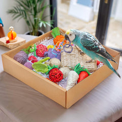 HOSUKU Safe materials toy crafted from natural fibers for worry-free chewing