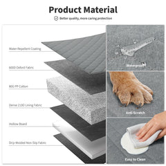 HOTEAGLE upgraded-waterproof-material resists spills and wipes clean after muddy outings.