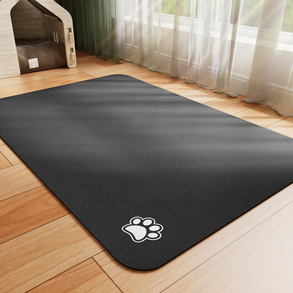 HotLive dog food mat absorbent surface catching water spills and drips