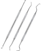 Hotop dog dental tooth scaler double head close-up for versatile tarter removal on teeth