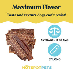 HotSpot Pets esophagus chew texture shown for plaque-scrubbing potential
