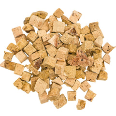 Hotspot Pets freeze-dried beef heart treats 1lb bag closeup, ideal for training rewards