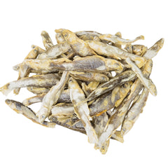 Hotspot Pets freeze dried minnows bag 1lb shows a protein-rich reward for dogs and cats