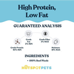 Hotspot Pets rawhide-free beef chews 20-pack highlight grain-free, natural ingredients