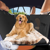 HOTYPXQ dog bed front view for car backseat travel comfort.