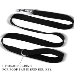 HOUGAK nylon leash with quick-snap hook for fast attachment
