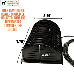 Hound Heater Deluxe dry heat close-up demonstrates comfortable warm shelter
