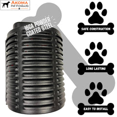 Hound Heater Deluxe thermostat control highlights easy temperature management for pets