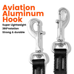 HowGo splitter leash length extends from 17 to 26 inches for fit