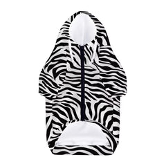 Howilath hoodie with zipper chest dog detail for quick on/off