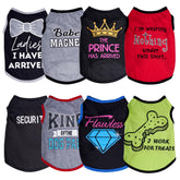 hoyuwak 8-piece dog shirts set overview showing variety for all seasons.