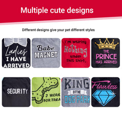 hoyuwak dog shirts pattern-funny2-park keeps pets comfy on outdoor picnics.