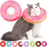 Hpetppy cat cone collar soft donut design for comfortable recovery