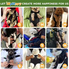 Hpetppy pet carrier backpack legs-out design keeps your pet secure during outings.