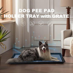 HQ4US 4LEGS grate drainage system keeps pads dry and odors down.
