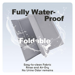 HQ4US 4LEGS seamless waterproof dog toilet supports quick cleanup after use.