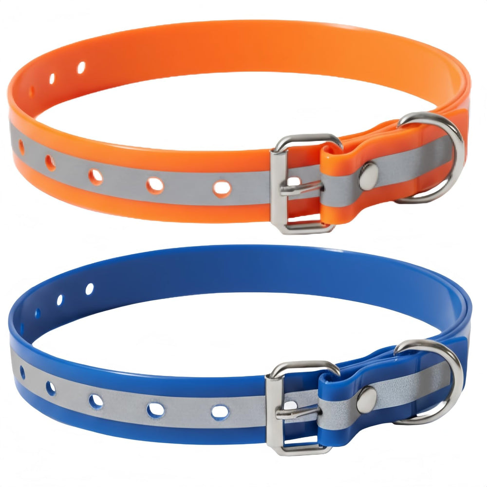 HRRVEE dog-collar-strap two-pack ideal as quick replacement for training devices.