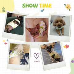 HRTTSY small dog shirt soft cotton texture for breathable comfort.