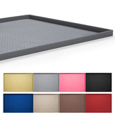 Hubulk dog feeding mat waterproof placemat keeps spills contained during meals