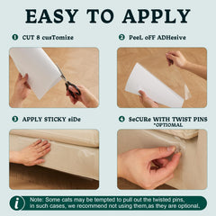 HUDLL waterproof-scratch-barrier-furniture shields fabric from spills and claws