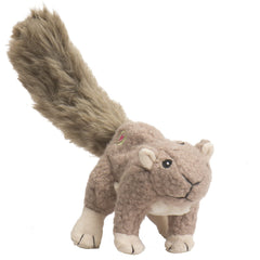HuggleHounds Feller Squirrel Toy front view for cuddling and safe gnawing fun