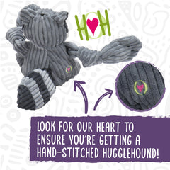 HuggleHounds Knottie Tartan Tidings Fox close-up knotted limbs for tugging