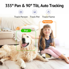 Hugolog 3K 5MP night vision captures vivid colors for round-the-clock home security.