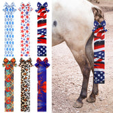 Huhumy horse tail bag diamonds design protects tail while adding show-ready style