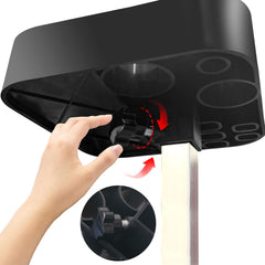 Huioqwe holder compartments shown for tidy grooming essentials and easy access.