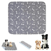 Huiteng XR washable dog pad gray top view, durable for training sessions