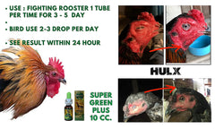 Doser close-up of HULX Super Green 10 CC shows simple daily drops.