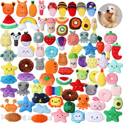 Hungdao 80pcs Christmas dog toys pack with varied options for daily play and teething.