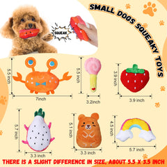 Hungdao squeaky dog toy collection engages puppies with appealing sounds for interactive play.