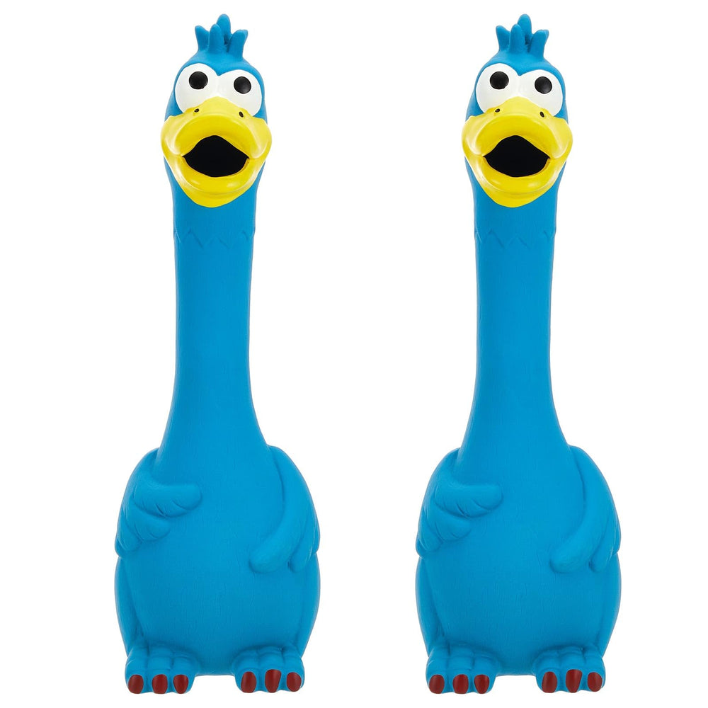 Hungdao screaming chicken toy blue full view enhances interactive squeaky play for pets