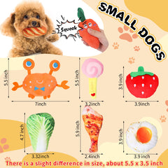 Hungdao squeaky puppy toys plush demonstrates engaging squeaks for interactive fetch and training.