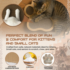 HUPA scratch-enhancing design attracts cats to scratch and playfully explore.